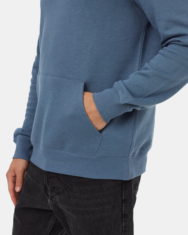 men's quarter zip fleece_blue